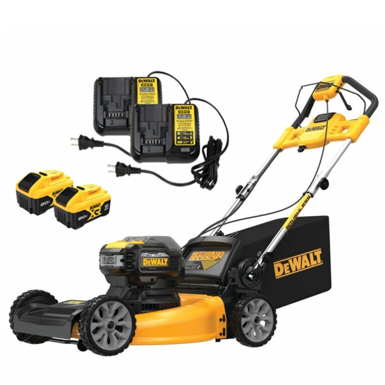 DeWalt DCMWSP244U2 2x20V Max SelfPropelled Lawn Mower Review Haute