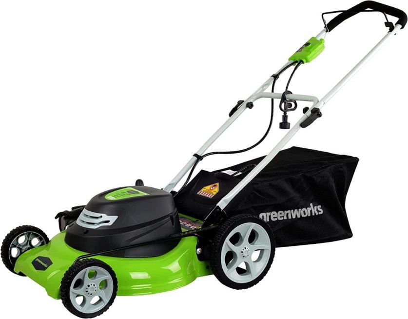 GreenWorks 20'' 12-Amp Corded Push String Mower