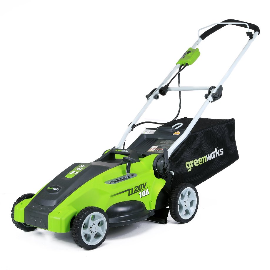 GreenWorks 25142 10 amp 16" corded lawn mower
