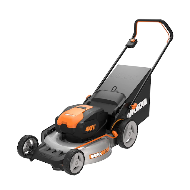 WORX Power Share 40-volt Max 14-in Push Cordless Electric-Lawn Mower