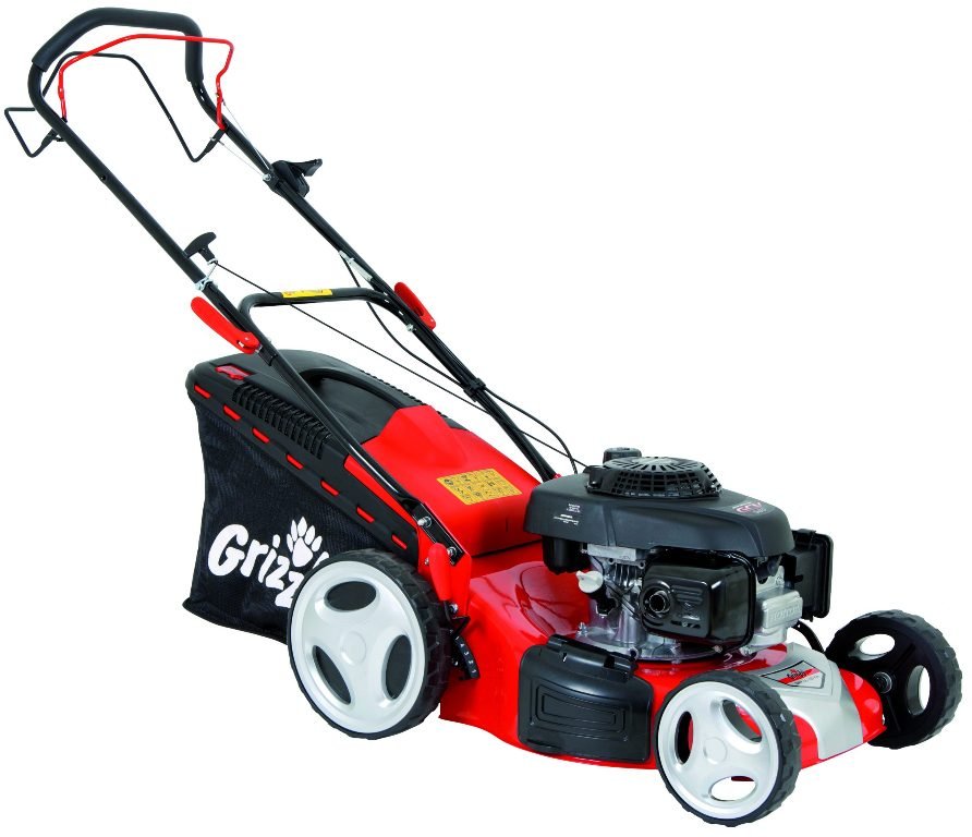 Grizzly BRM 46-160 HA petrol lawn mower with HONDA engine