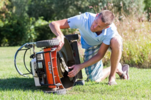 How to Keep Grass from Sticking Under the Mower Deck?