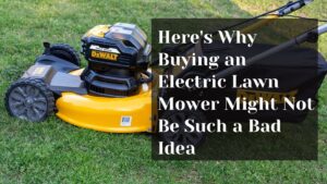 Here’s Why Buying an Electric Lawn Mower Might Not Be Such a Bad Idea